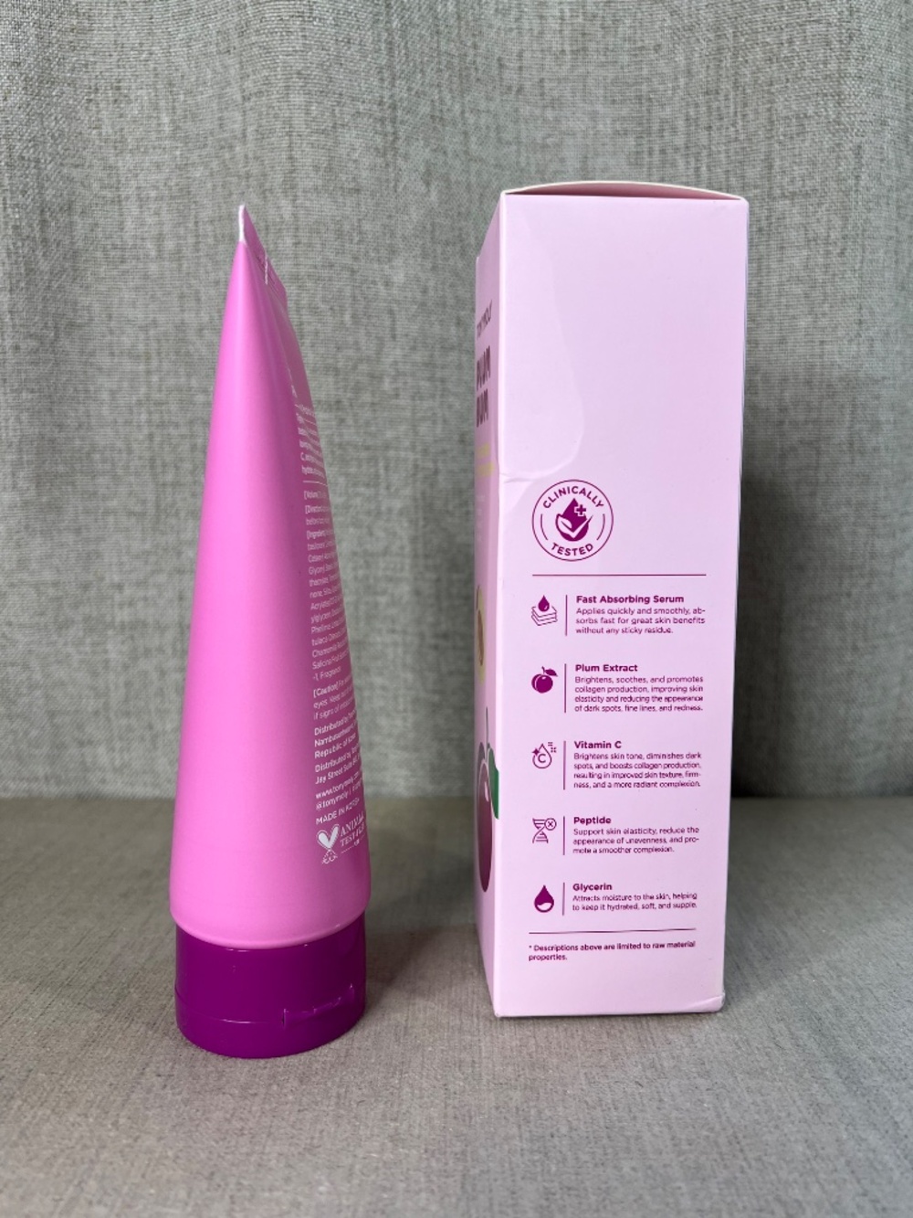 ❤️ TONYMOLY Plum Bum Tightening Peptide Body Serum - Picture 5 of 11